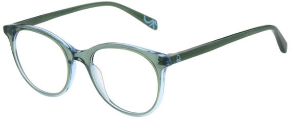 United Colors of Benetton BEO1094 glasses in Gloss Crystal Green