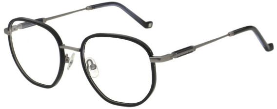 Hackett HEB333 glasses in Matt Light Gun/Black