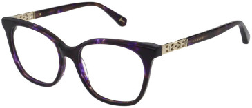 Ted Baker TB9287 glasses in Gloss Purple Pattern