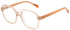 United Colors of Benetton BEO1111 glasses in Gloss Crystal Peach