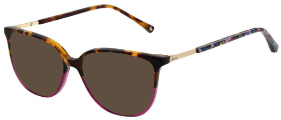 Joules JO3071 sunglasses in Shiny Milky Tort/Pink Lamination
