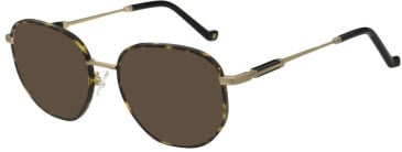 Hackett HEB333 sunglasses in Matt Antique Gold/Tort