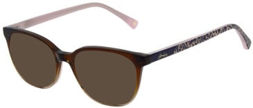 Joules JO3077 sunglasses in Milky Brown Gradient