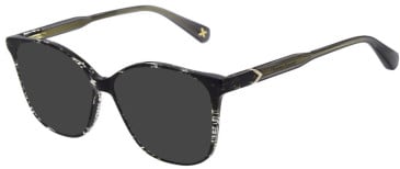 Christian Lacroix CL1144 sunglasses in Black/Clear