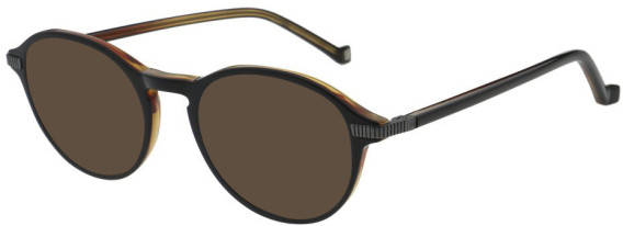 Hackett HEB334 sunglasses in Black/Horn