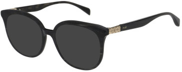 Maje MJ1051 sunglasses in Black Glitter