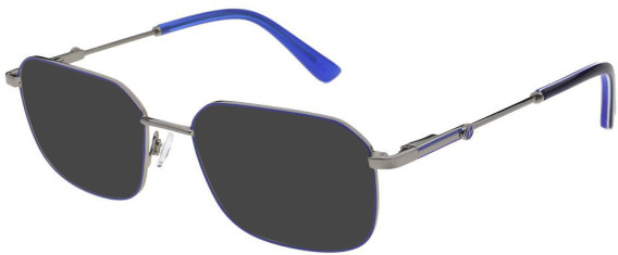 Pepe Jeans PJ1435 sunglasses in Shiny Light Gun/Blue