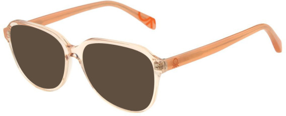 United Colors of Benetton BEO1112 sunglasses in Gloss Crystal Peach