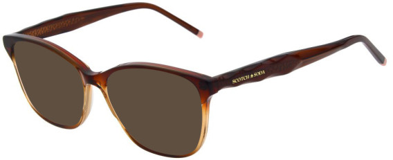 Scotch & Soda SS3030 sunglasses in Gloss Amber Gradient