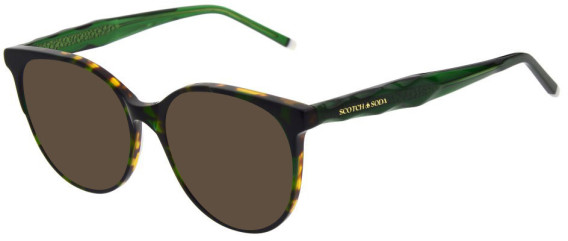 Scotch & Soda SS3031 sunglasses in Gloss Green
