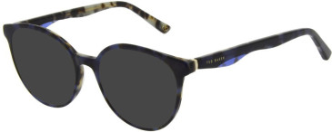 Ted Baker TB9229 sunglasses in Gloss Crystal Blue/Gloss Milky Tort