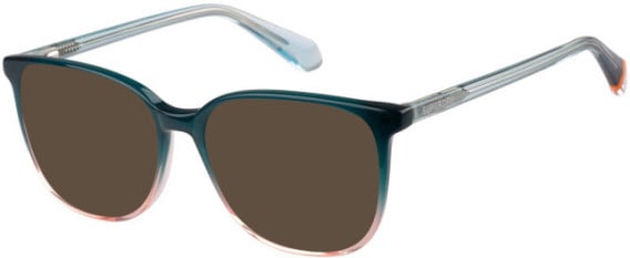 Superdry SDO-3023 sunglasses in Teal Pink