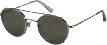 Savile Row Titanium SRCP-007 sunglasses in Silver Green