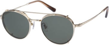 Savile Row Titanium SRCP-009 sunglasses in Gold Green