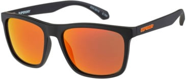 Superdry SDS-5015 sunglasses in Black/Orange