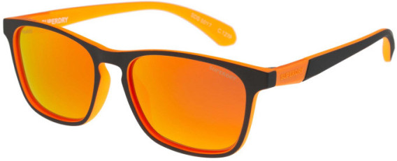 Superdry SDS-5017 sunglasses in Black/Orange
