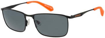 Superdry SDS-5018 sunglasses in Black/Orange