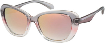 Superdry SDS-5022 sunglasses in Grey/Pink