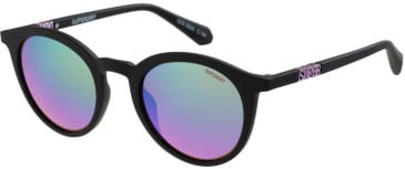 Superdry SDS-5025 sunglasses in Black/Oil