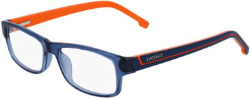 Lacoste L2707 glasses in Blue Steel/Orange