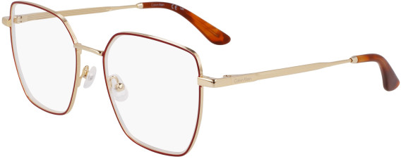 Calvin Klein CK24105 glasses in Gold/Burgundy