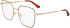 Calvin Klein CK24105 glasses in Gold/Burgundy