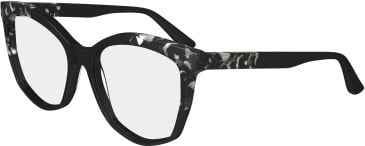 Karl Lagerfeld KL6154 glasses in Black/Marble Black