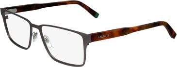 Lacoste L2297 glasses in Dark Gunmetal
