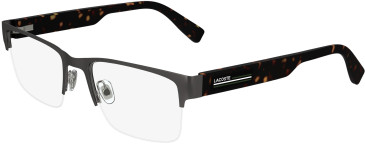 Lacoste L2299 glasses in Matte Gunmetal