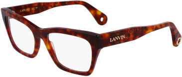 Lanvin LNV2644 glasses in Amber Tortoise
