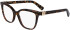 Lanvin LNV2648 glasses in Textured Brown Gold