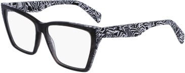 Liu Jo LJ2789 glasses in Textured Grey/Black White