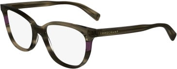 Longchamp LO2739-49 glasses in Striped Brown