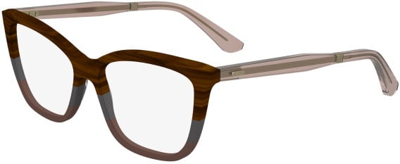 Calvin Klein CK23545 glasses in Striped Brown/Grey/Rose
