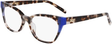 DKNY DK5058 glasses in Bone Tortoise/Cobalt