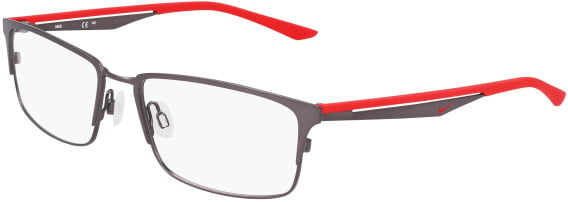 Nike NIKE 4315 glasses in Satin Gunmetal/University Red