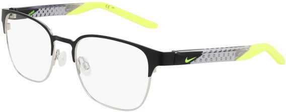 Nike NIKE 8156 glasses in Satin Black/Silver