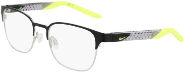 Nike NIKE 8156 glasses in Satin Black/Silver