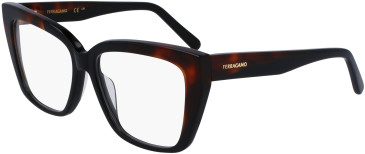 FERRAGAMO SF2939N glasses in Black/Tortoise
