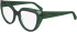 FERRAGAMO SF2984 glasses in Transparent Green/Violet