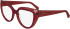FERRAGAMO SF2984 glasses in Transparent Red/Red