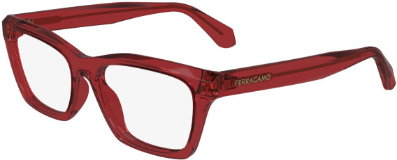 FERRAGAMO SF2986 glasses in Transparent Red