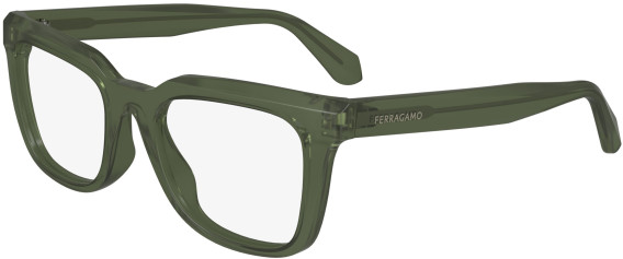 FERRAGAMO SF2990 glasses in Transparent Khaki
