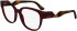 Lacoste L2953 glasses in Transparent Burgundy