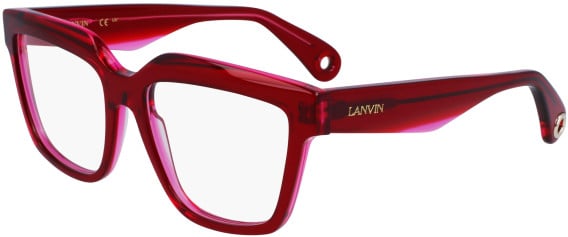 Lanvin LNV2643 glasses in Transparent Burgundy/Pink