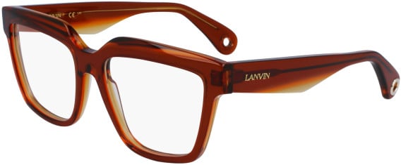 Lanvin LNV2643 glasses in Transparent Amber