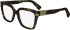 Lanvin LNV2652 glasses in Textured Brown Gold