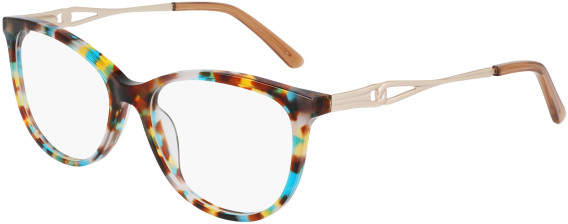 Marchon NYC M-5026 glasses in Shiny Blue Tortoise