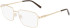 Marchon NYC M-9009-56 glasses in Satin Gold