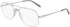 Marchon NYC M-9010-55 glasses in Shiny Silver